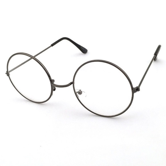 Accessories Big Round Circle Glasses With A Black Frame Poshmark